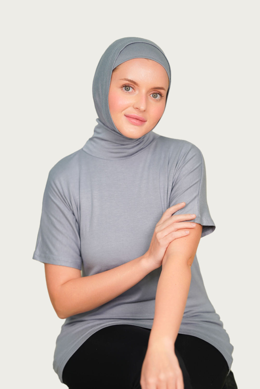سيت : حجاب قطعتين مع هاينك ربع