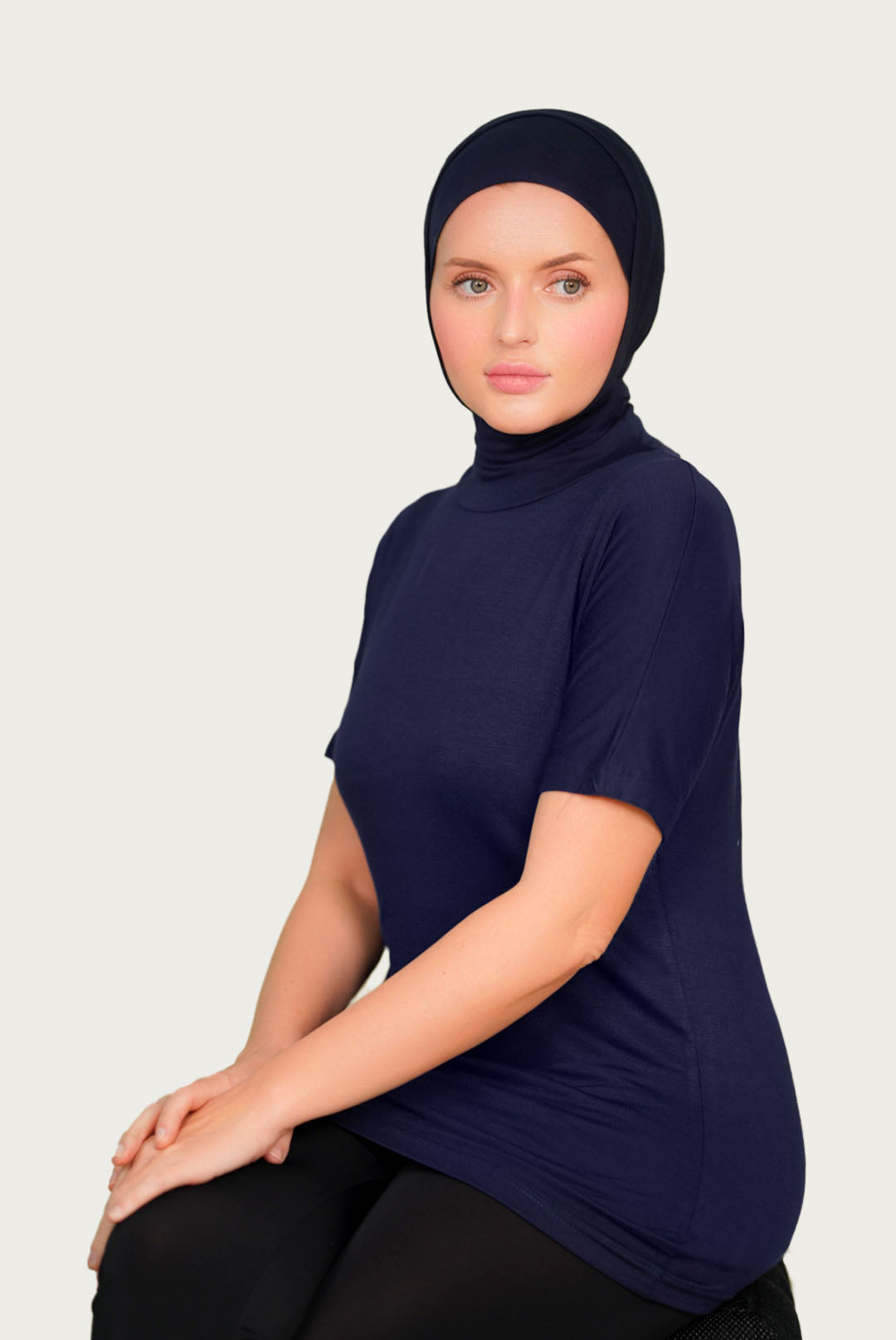 سيت : حجاب قطعتين مع هاينك ربع