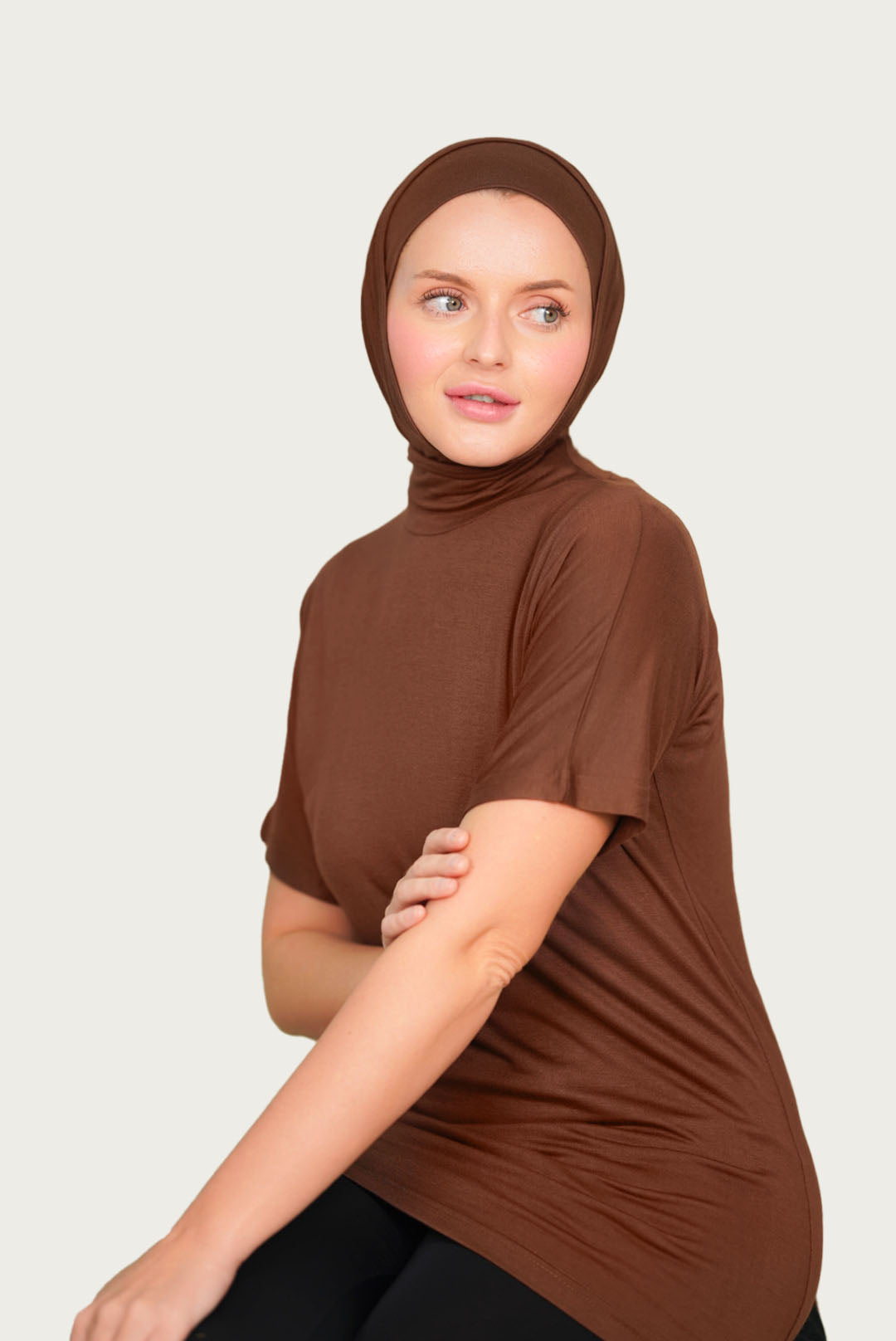 سيت : حجاب قطعتين مع هاينك ربع
